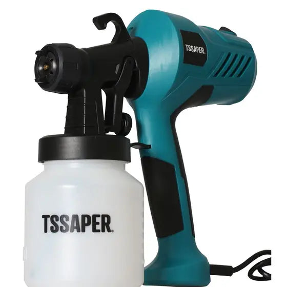 Pistola De Pintura Elétrica Pulverizadora de Tinta c/ compressor 450w Bico Metal - TSSAPER