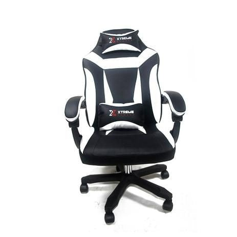 Cadeira Gamer Xtreme Suporta 120 Kg Reclinável Preto e Branco - Gaamerr maniia 